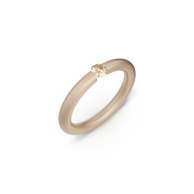 Roségold, Ringe, Niessing Spannring® Antares  N341983-0.16ct-cinnamon-satin-rw