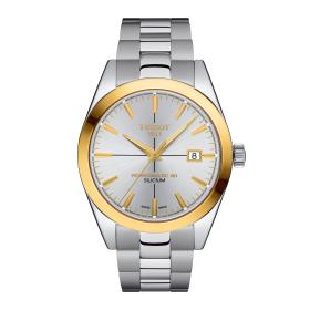 Tissot Gentleman Powermatic 80 Silicium 18K Goldlünette T927.407.41.031.01