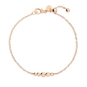 Roségold, Armschmuck, DoDo Armband Bollicine Roségold und Diamanten DBC4004-BOLLI-DB09R