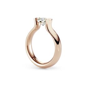 Roségold, Ringe, Niessing Spannring® Heaven  N371994-4mm-1ct-gloss-rw