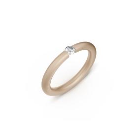 Roségold, Ringe, Niessing Spannring® Antares  N341983-0.12ct-fvs1-satin-rw