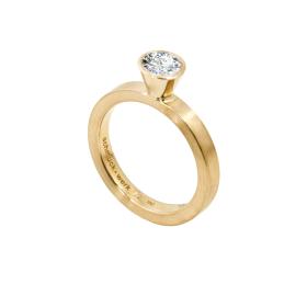 Gelbgold, Ringe, Schmuckwerk Alpen Solitairering GT434-GG