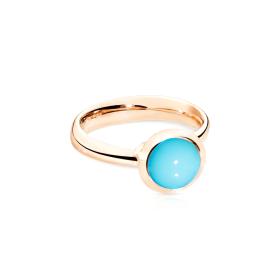 Roségold, Ringe, Tamara Comolli BOUTON Ring small Türkis R-BOU-s-Tur-rg