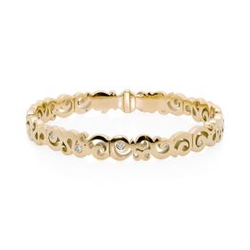 Gelbgold, Armschmuck, Schmuckwerk Armband Ranke QA105-GG