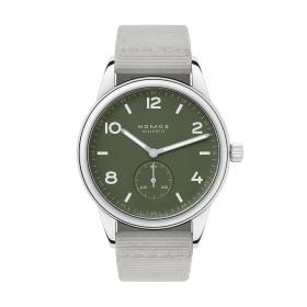 Herrenuhr, NOMOS Glashütte Club Automat olive 753.S3