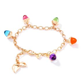 Roségold, Armschmuck, Tamara Comolli MIKADO Flamenco Charm Candy Armband B-MFL-ch-can-rg