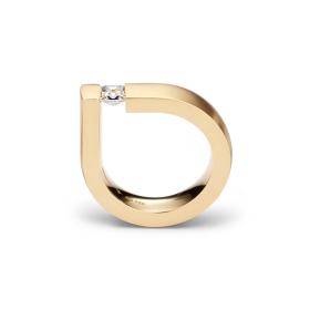 Gelbgold, Ringe, Niessing Spannring® Bauhaus  N351920-cy