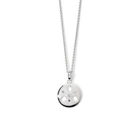 Weißgold, Halsschmuck, Tamara Comolli SAND DOLLAR Anhänger small 18 K Weißgold P-SD-s-wg