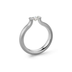 Platin, Ringe, Niessing Spannring® Heaven  N371994-3.3mm-0.25ct-satin-pt