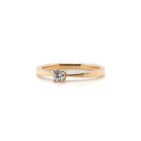 Gelbgold, Ringe, Juwelier Michels CLASSICS Solitär 0,15 Karat Gelbgold CRS-4-015-GG