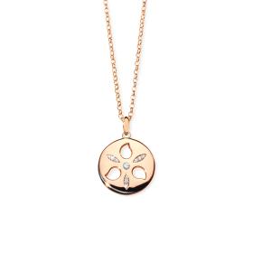 Roségold, Halsschmuck, Tamara Comolli SAND DOLLAR Anhänger medium 18 K Roségold P-SD-m-rg