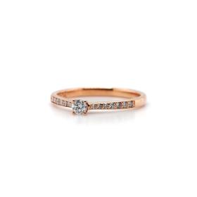 Roségold, Ringe, Juwelier Michels CLASSICS Ring Mehrsteiner Roségold CRM-4-010-RO