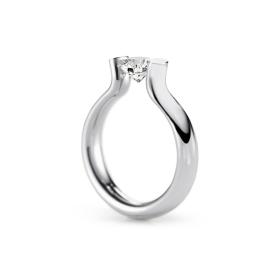 Platin, Ringe, Niessing Spannring® Heaven  N371994-4mm-1ct-gloss-pt