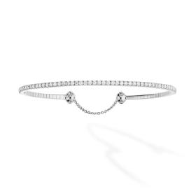 Weißgold, Armschmuck, Messika Skinny Classique Armreif 04849-WG