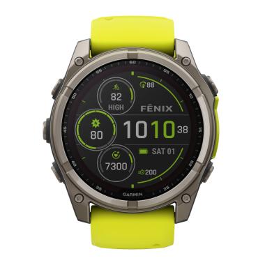 Herrenuhr, Quarzwerk, Garmin fēnix® 8 – 47 mm, Solar, Sapphire