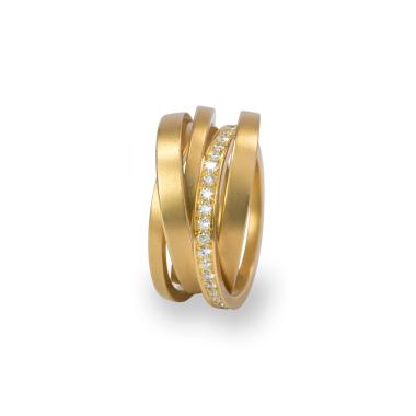 Ringe, Gelbgold, Schmuckwerk Saturn Ring