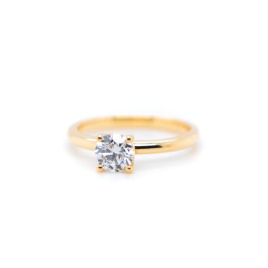 Ringe, Gelbgold, Juwelier Michels CLASSICS Solitär 0,75 Karat Gelbgold