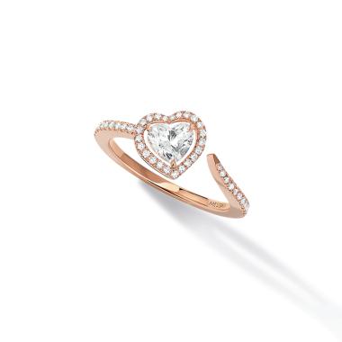 Ringe, Roségold, Messika Joy Coeur Diamantenring