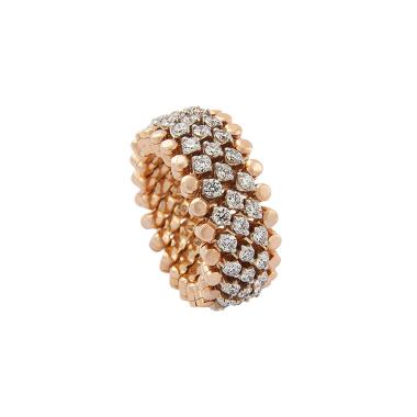 Ringe, Roségold, Serafino Consoli Brevetto Multi-Size Ring