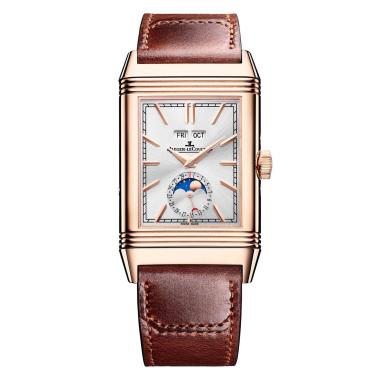 Herrenuhr, Handaufzug, Jaeger-LeCoultre Reverso Tribute Duoface Calendar