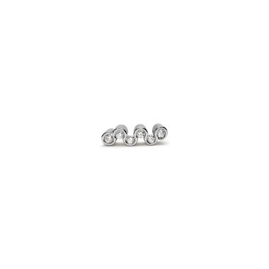 Armschmuck, Platin, Niessing Colette C Diamond Wave Anhänger