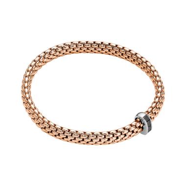 Armschmuck, Roségold, FOPE Flex'it Vendôme Armband mit Diamanten