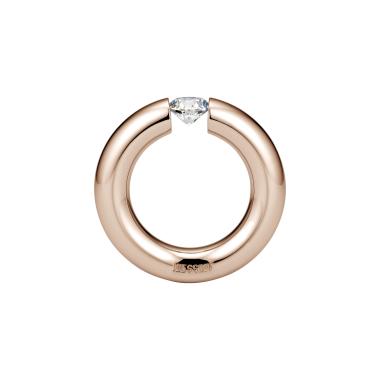 Ringe, Roségold, Niessing Spannring Rund Edition 40