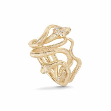 Ringe, Gelbgold, Ole Lynggaard Copenhagen Snakes Ring Medusa