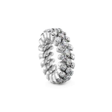 Ringe, Weißgold, Serafino Consoli Brevetto Multi-Size Ring