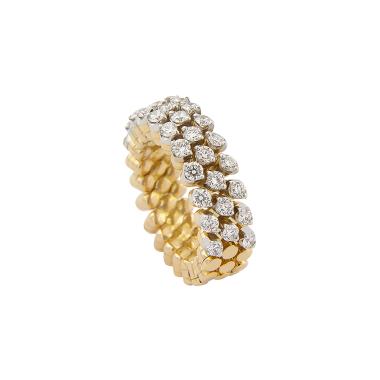 Ringe, Gelbgold, Serafino Consoli Brevetto Multi-Size Ring