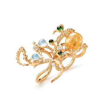 Ringe, Gelbgold, Ole Lynggaard Copenhagen Octopus Ring