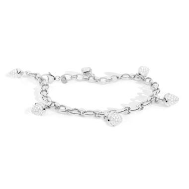 Armschmuck, Weißgold, Tamara Comolli MIKADO Charm Diamant Pavé Armband