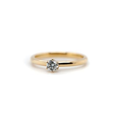 Ringe, Gelbgold, Juwelier Michels CLASSICS Solitär 0,25 Karat Gelbgold