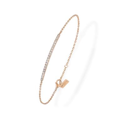 Armschmuck, Roségold, Messika Gatsby Bar Armband