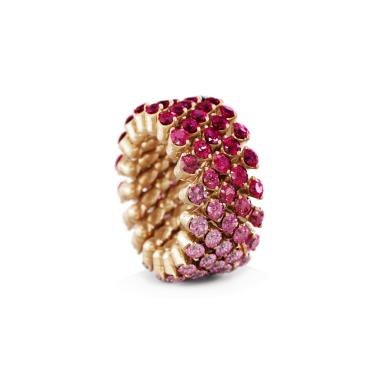 Ringe, Roségold, Serafino Consoli Brevetto Multi-Size Ring