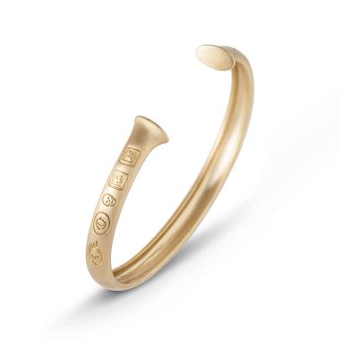 Armschmuck, Gelbgold, Ole Lynggaard Copenhagen Julius Herren Armring Gelbgold