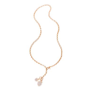 Halsschmuck, Roségold, Tamara Comolli LARIAT Kette