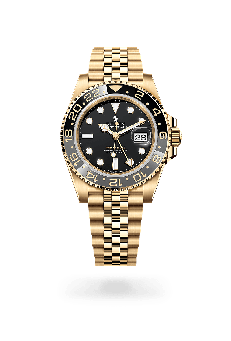 Rolex GMT-Master II M126718GRNR-0001 Herrenuhr - Oyster, 40 mm, Gelbgold 